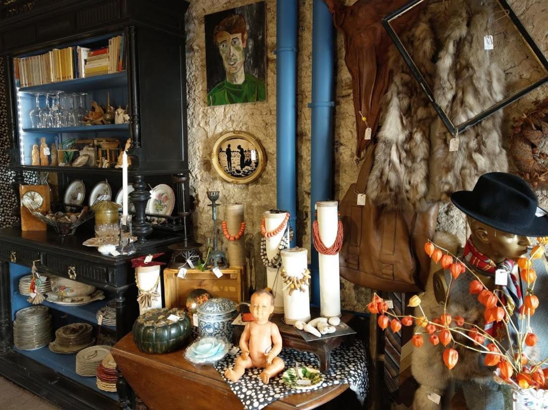 Maison D'Hotes "Les Volets Verts" Et Sa Brocante Ecueille Kültér fotó